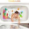 image40 X 16 Inch Baby Bath Mat and 12 pcs RiverMussel Threads Bathtub Stickers