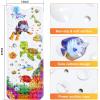 image40 X 16 Inch Baby Bath Mat and 14 pcs Large Sea Decal Threads Bathtub Stickers