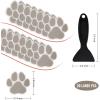 image40 X 16 Inch Baby Bath Mat and 20 pcs Large Paw Bathtub Stickers
