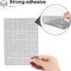 image5quot x 7quot BlackGrey Screen Repair Kit 6 PCS Window Screen Patch Repair Tape for Mesh Window Door Strong Adhesive Fiberglass Mesh Pacth TapeBlack