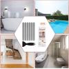 imageAnti Slip Shower Stickers 24 PCS Safety Bathtub Strips Adhesive Decals with Premium ScraperGrey