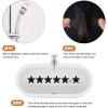 imageAnti Slip Shower Stickers Safety Bathtub Strips Adhesive Decals with Premium Scraper BlueBlack