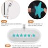 imageAnti Slip Shower Stickers Safety Bathtub Strips Adhesive Decals with Premium Scraper BlueBlue