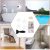 imageAnti Slip Shower Stickers Safety Bathtub Strips Adhesive Decals with Premium Scraper BlueClear