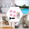 imageAnti Slip Shower Stickers Safety Bathtub Strips Adhesive Decals with Premium Scraper BluePink