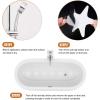 imageAnti Slip Shower Stickers Safety Bathtub Strips Adhesive Decals with Premium Scraper BlueWhite