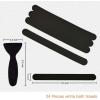 imageAnti Slip Shower Stickers Safety Bathtub Strips Adhesive Decals with Premium Scraper for Bath Tub Shower Stairs Ladders BoatsBlack