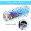 imageBaby Bath Mat Cartoon Kids Bathtub Mat Non Slip for Toddler Bath Shower Anti Slip 40In X 16In with Drain Holes and Suction Cups Machine Washable Pink Sea AnimalsRed Turtles