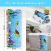 imageBaby Bath Mat Cartoon Kids Bathtub Mat Non Slip for Toddler Bath Shower Anti Slip 40In X 16In with Drain Holes and Suction Cups Machine Washable Pink Sea AnimalsRed Turtles