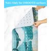 imageBaby Bath Mat Cartoon Kids Bathtub Mat Non Slip for Toddler Bath Shower Anti Slip 40In X 16In with Drain Holes and Suction Cups Machine Washable Pink Sea AnimalsWhales
