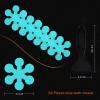 imageBathtub Stickers NonSlip Safety Shower Treads Adhesive Appliques with Premium ScraperBlue