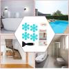 imageBathtub Stickers NonSlip Safety Shower Treads Adhesive Appliques with Premium ScraperBlue