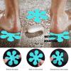 imageBathtub Stickers NonSlip Safety Shower Treads Adhesive Appliques with Premium ScraperBlue