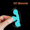 imageBathtub Stickers NonSlip Safety Shower Treads Adhesive Appliques with Premium ScraperBlue