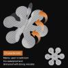 imageBathtub Stickers NonSlip Safety Shower Treads Adhesive Appliques with Premium ScraperClear