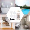 imageBathtub Stickers NonSlip Safety Shower Treads Adhesive Appliques with Premium ScraperClear