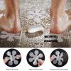imageBathtub Stickers NonSlip Safety Shower Treads Adhesive Appliques with Premium ScraperClear