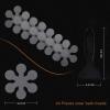 imageBathtub Stickers NonSlip Safety Shower Treads Adhesive Appliques with Premium ScraperGrey