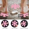 imageBathtub Stickers NonSlip Safety Shower Treads Adhesive Appliques with Premium ScraperPink