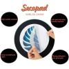 imageNon Slip Bathtub Stickers 10 PCS Large Leaves Adhesive Anti Slip Decal Treads for Shower and Bath Tub with Premium ScraperBlue