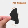 imageNonSlip Bathtub Stickers 24 PCS Shell Safety Bathroom Tubs Showers Treads Adhesive Decals Scraper ClearBlack