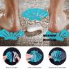 imageNonSlip Bathtub Stickers 24 PCS Shell Safety Bathroom Tubs Showers Treads Adhesive Decals Scraper ClearBlue