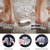 imageNonSlip Bathtub Stickers 24 PCS Shell Safety Bathroom Tubs Showers Treads Adhesive Decals Scraper ClearClear