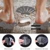 imageNonSlip Bathtub Stickers 24 PCS Shell Safety Bathroom Tubs Showers Treads Adhesive Decals Scraper ClearGrey