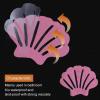 imageNonSlip Bathtub Stickers 24 PCS Shell Safety Bathroom Tubs Showers Treads Adhesive Decals Scraper ClearPink