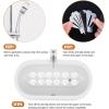 imageNonSlip Bathtub Stickers 24 PCS Shell Safety Bathroom Tubs Showers Treads Adhesive Decals Scraper ClearWhite