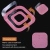 imageNonSlip Bathtub Stickers 72 PCS Safety Bathroom Tubs Showers Treads Adhesive Decals Scraper GreyPink