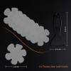 imageNonSlip Bathtub Stickers Safety Bathroom Tubs Showers Treads Adhesive Decals Scraper White SnowflakeGrey