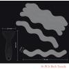 imagePatented 36 PCS Anti Slip Shower Stickers Safety Bathtub Strips Adhesive Decals with Premium Scraper for Bath Tub Shower StairsGrey