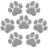 image20 PCS Original NonSlip Bathtub Stickers Large Safety Bathroom Tubs Showers Treads Adhesive Decals with ScraperGrey