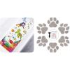 image40 X 16 Inch Baby Bath Mat and 20 pcs Large Paw Bathtub Stickers