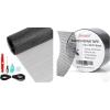 imageBlack 48IN X 177IN Window Screens Replacement Repair Kit and 2 in X 30 FT 360IN Window Screen Repair Tape