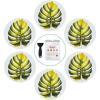imageNon Slip Bathtub Stickers 10 PCS Large Leaves Adhesive Anti Slip Decal Treads for Shower and Bath Tub with Premium ScraperYellow