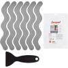 imagePatented 36 PCS Anti Slip Shower Stickers Safety Bathtub Strips Adhesive Decals with Premium Scraper for Bath Tub Shower StairsGrey
