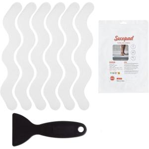 imagePatented 36 PCS Anti Slip Shower Stickers Safety Bathtub Strips Adhesive Decals with Premium Scraper for Bath Tub Shower StairsClear