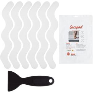 imagePatented 36 PCS Anti Slip Shower Stickers Safety Bathtub Strips Adhesive Decals with Premium Scraper for Bath Tub Shower StairsWhte