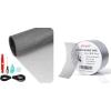 imageGrey 48IN X 177IN Window Screens Replacement Repair Kit and 2 in X 30 FT 360IN Window Screen Repair Tape
