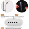 imageNonSlip Bathtub Stickers 24PCS Safety Bathroom Tubs Showers Treads Adhesive Decals ScraperBlack