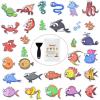 imageNon Slip Bathtub Stickers 31 Large Sea Adhesive Kids Anti Slip Decal Treads for Shower and Bath Tub with Premium Scraper Each Design About 40quot x 40quot