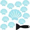 imageOriginal Bathtub Stickers NonSlip RiverMussel Safety Shower Treads Adhesive Appliques with Premium Scraper