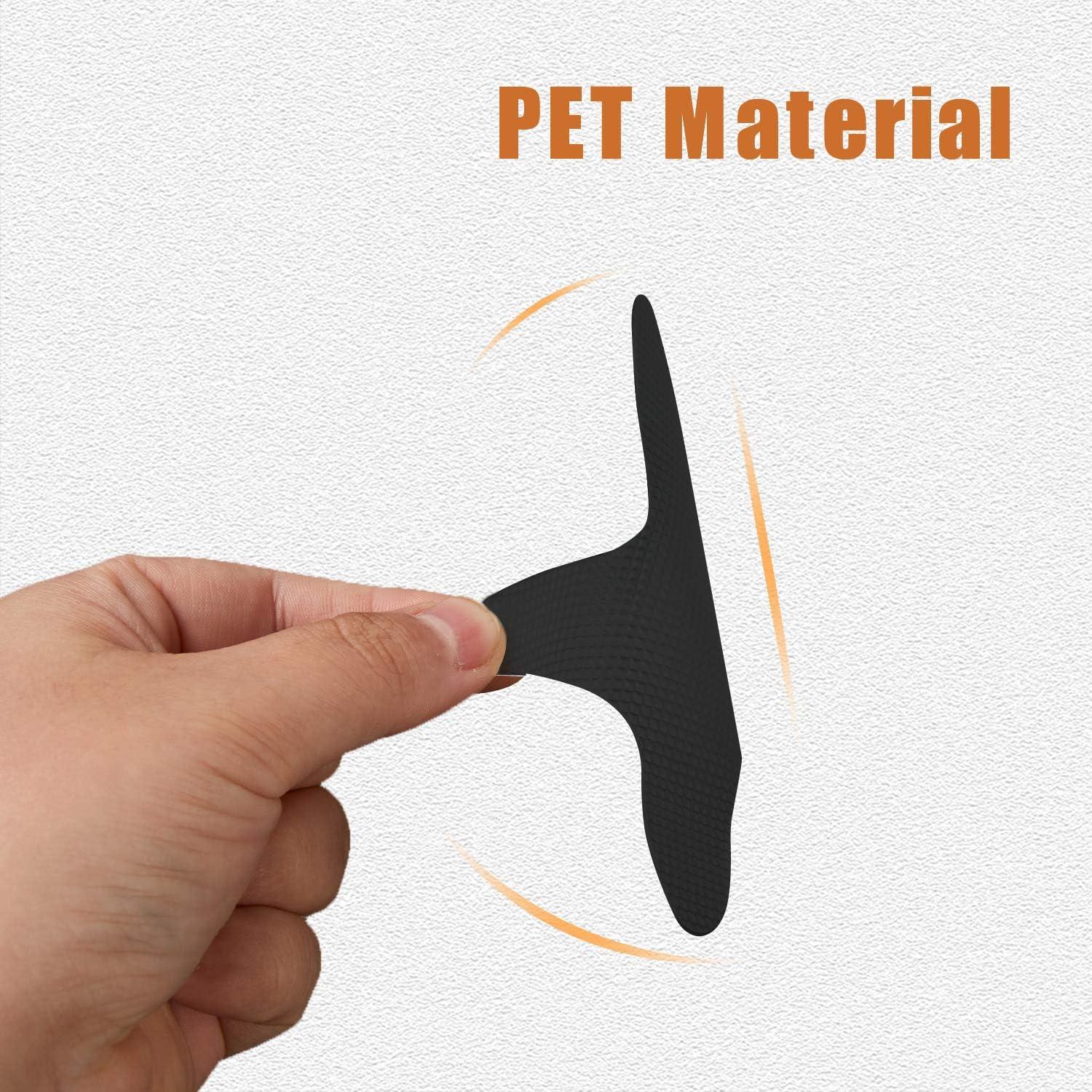 imageAnti Slip Shower Stickers 24 PCS Safety Bathtub Stickers Adhesive Decals with Premium Scraper for Bath Tub Shower Stairs Ladders Boats ClearBlack