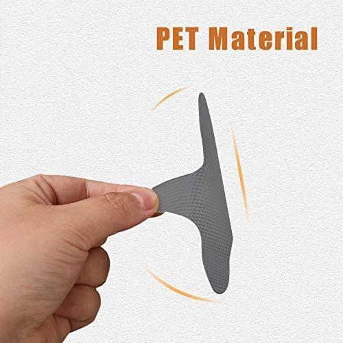 imageAnti Slip Shower Stickers 24 PCS Safety Bathtub Stickers Adhesive Decals with Premium Scraper for Bath Tub Shower Stairs Ladders Boats ClearGray