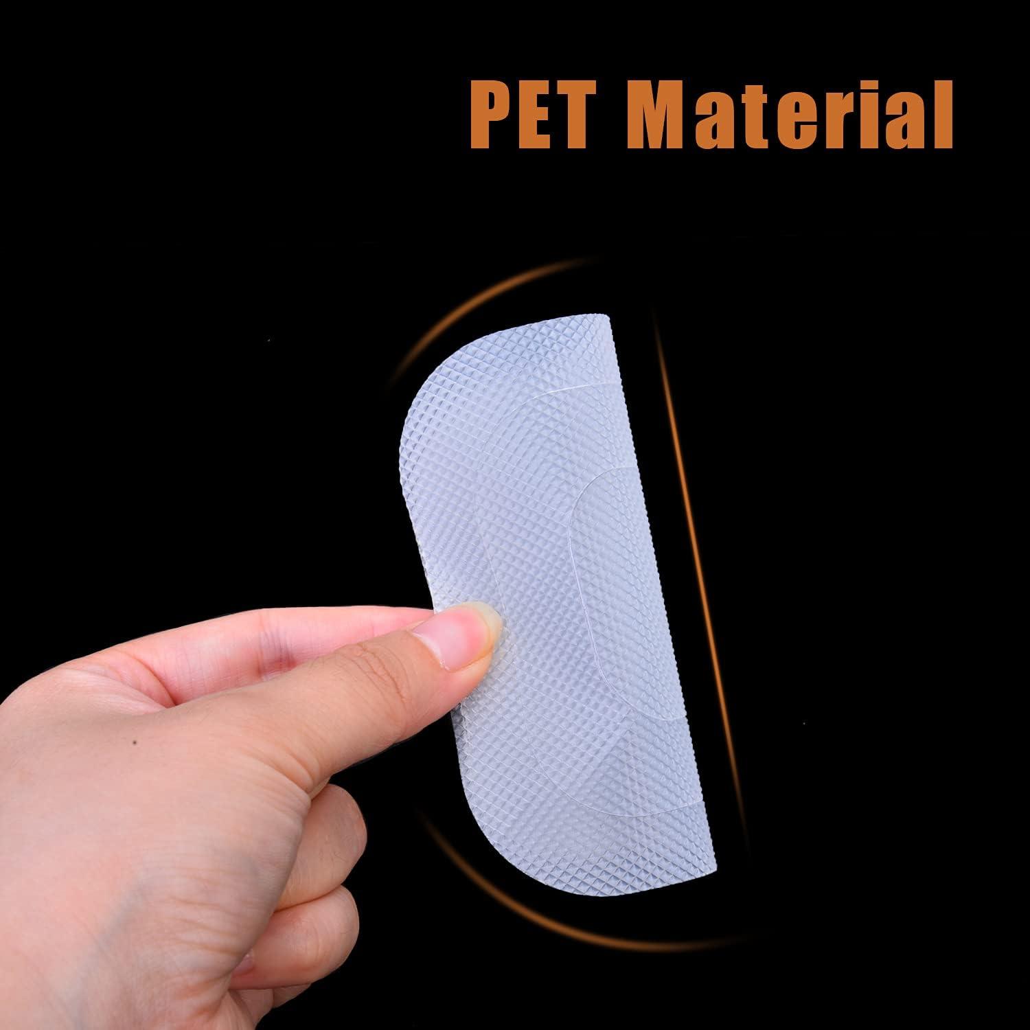 imageNonSlip Bathtub Stickers 36 PCS Safety Bathroom Tubs Showers Treads Adhesive Decals Scraper ClearClear