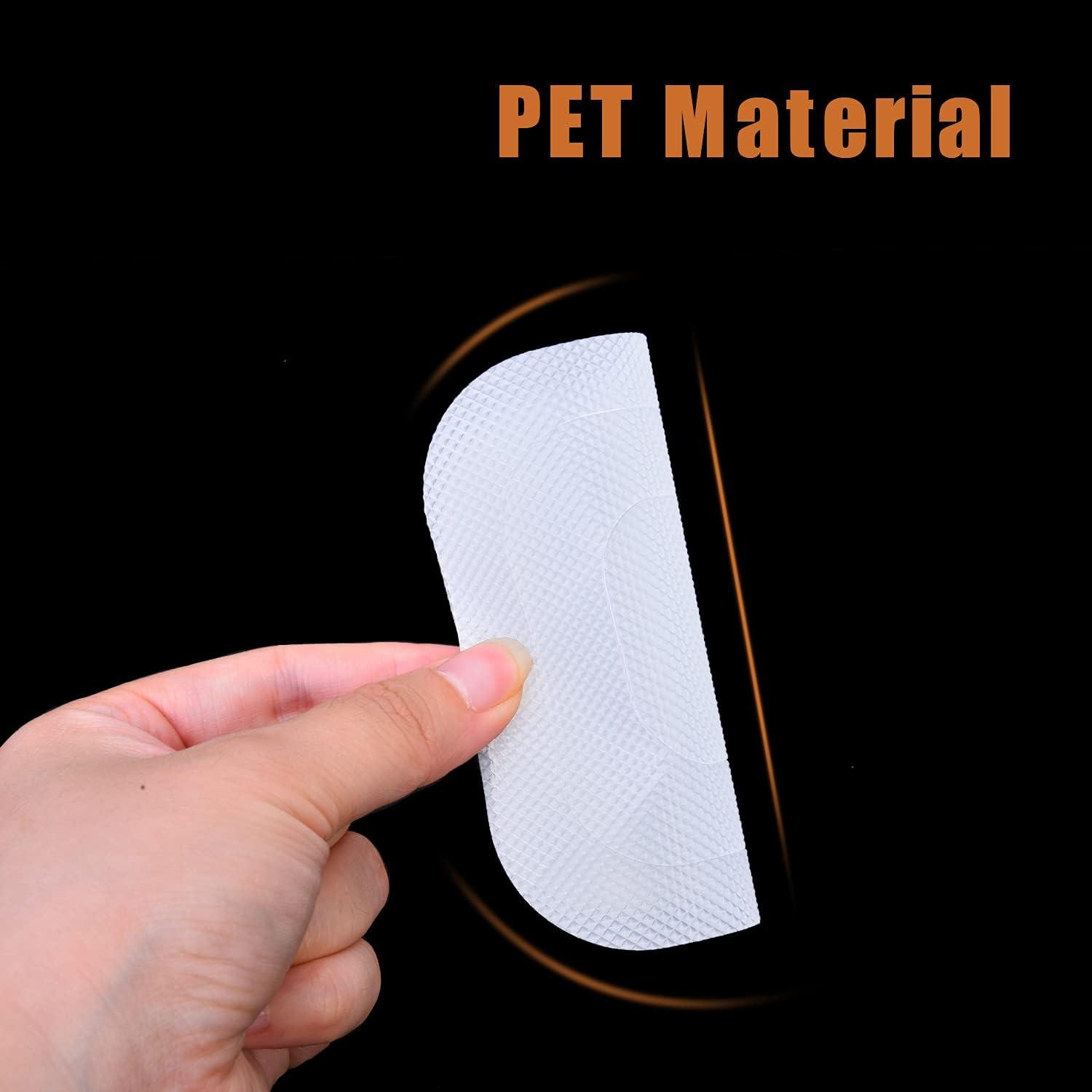 imageNonSlip Bathtub Stickers 36 PCS Safety Bathroom Tubs Showers Treads Adhesive Decals ScraperWhite