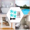 imageAnti Slip Shower Stickers 24 PCS Safety Bathtub Stickers Adhesive Decals with Premium Scraper for Bath Tub Shower Stairs Ladders Boats ClearBlue
