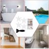 imageAnti Slip Shower Stickers 24 PCS Safety Bathtub Stickers Adhesive Decals with Premium Scraper for Bath Tub Shower Stairs Ladders Boats ClearClear